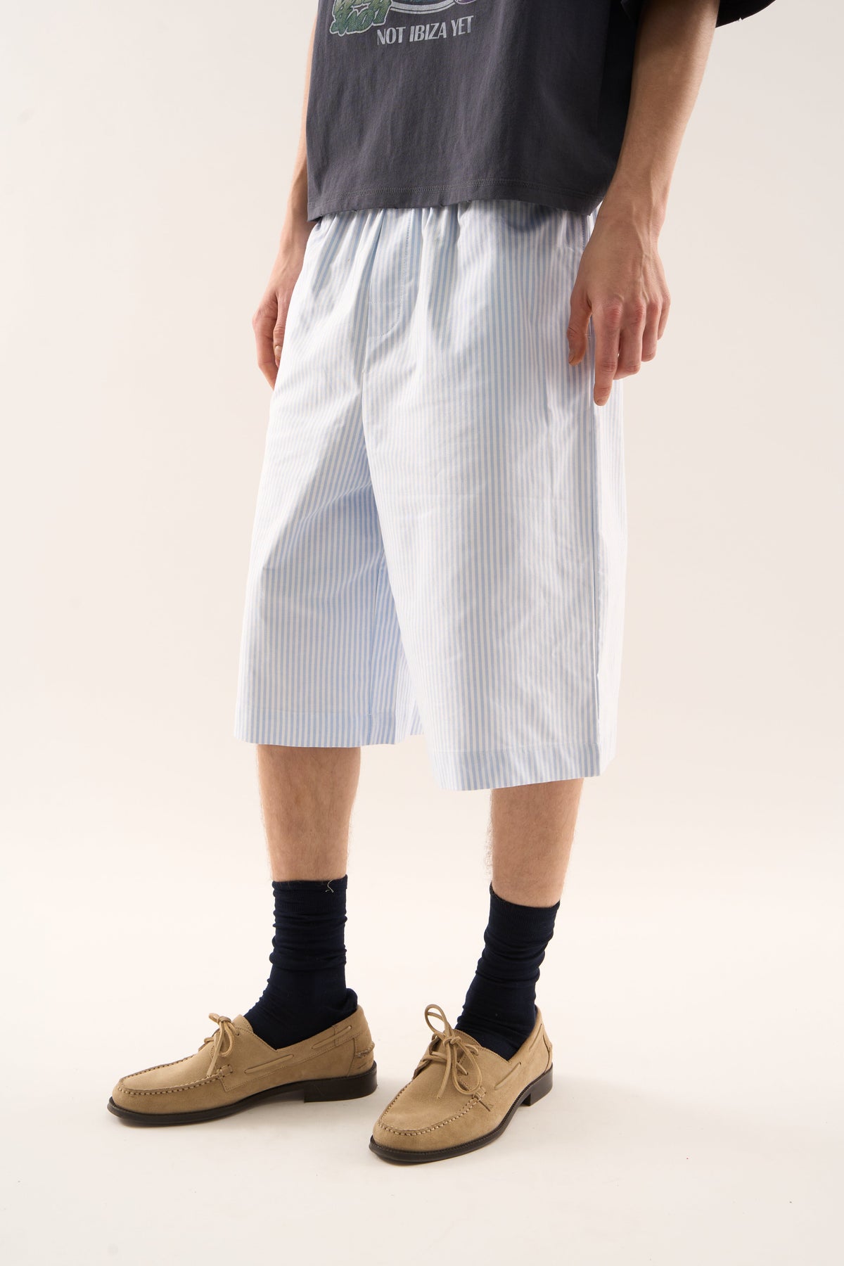 Pantalones cortos azules de dormitorio