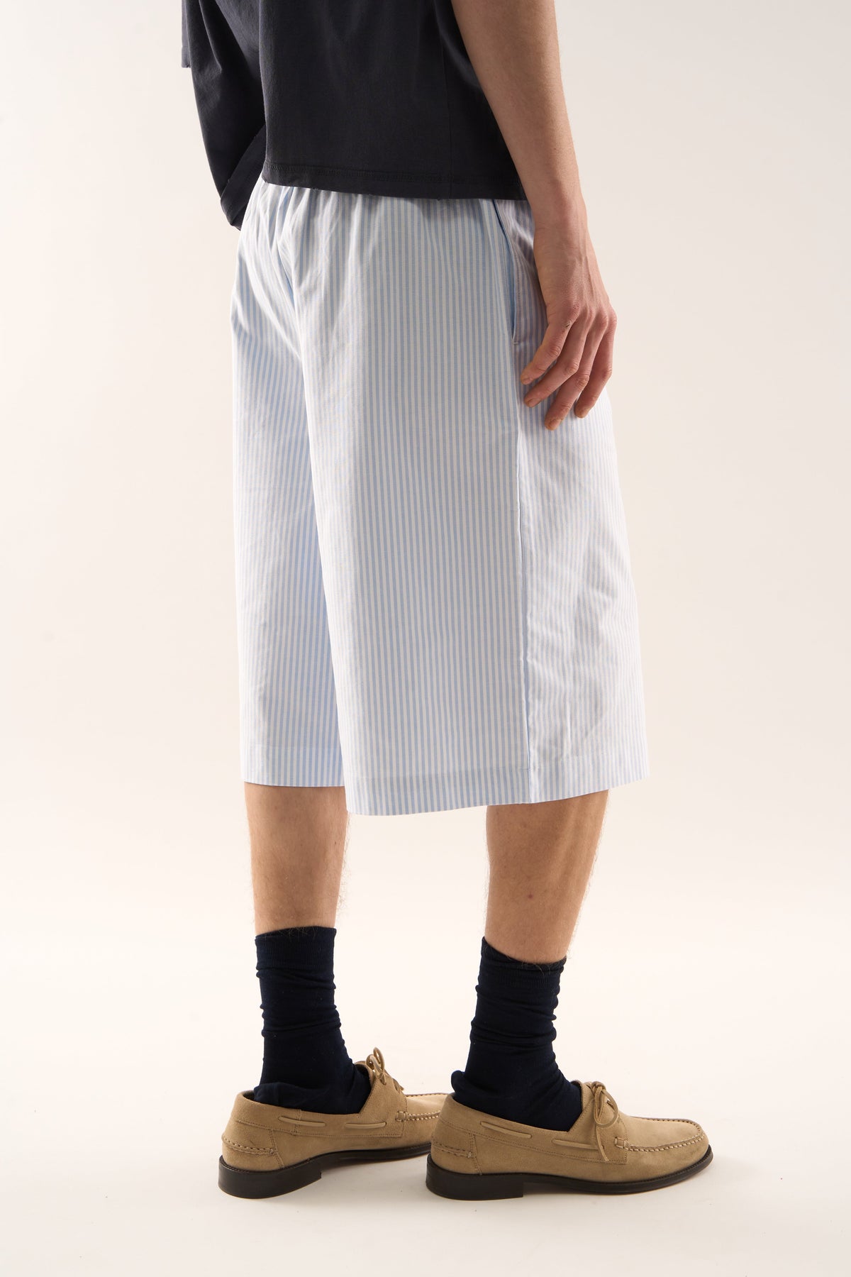 Pantalones cortos azules de dormitorio