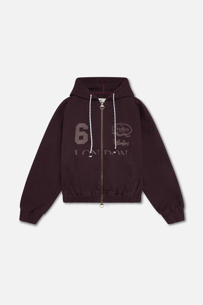Slam Burgundy Jacket
