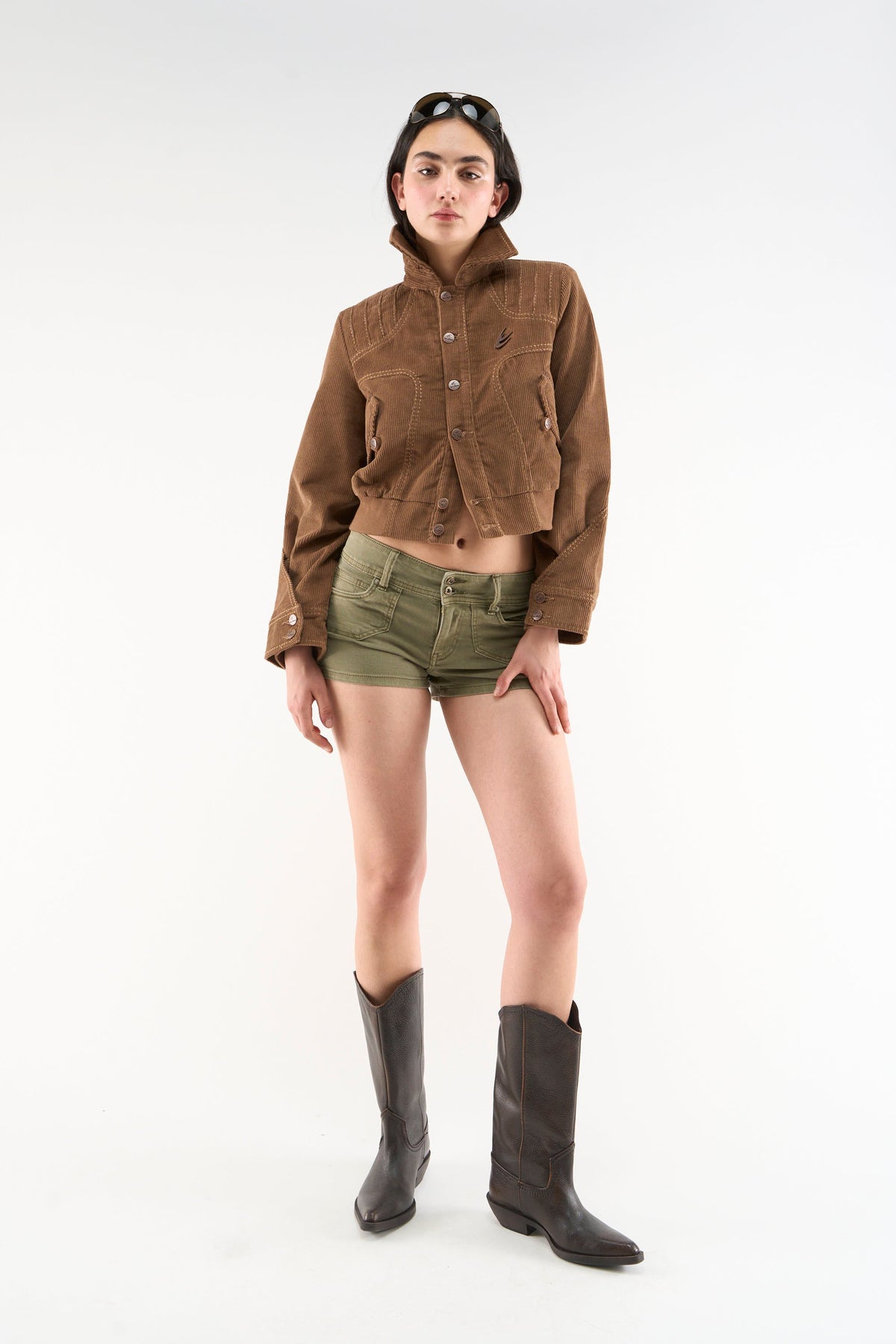 Chaqueta marrón galleta