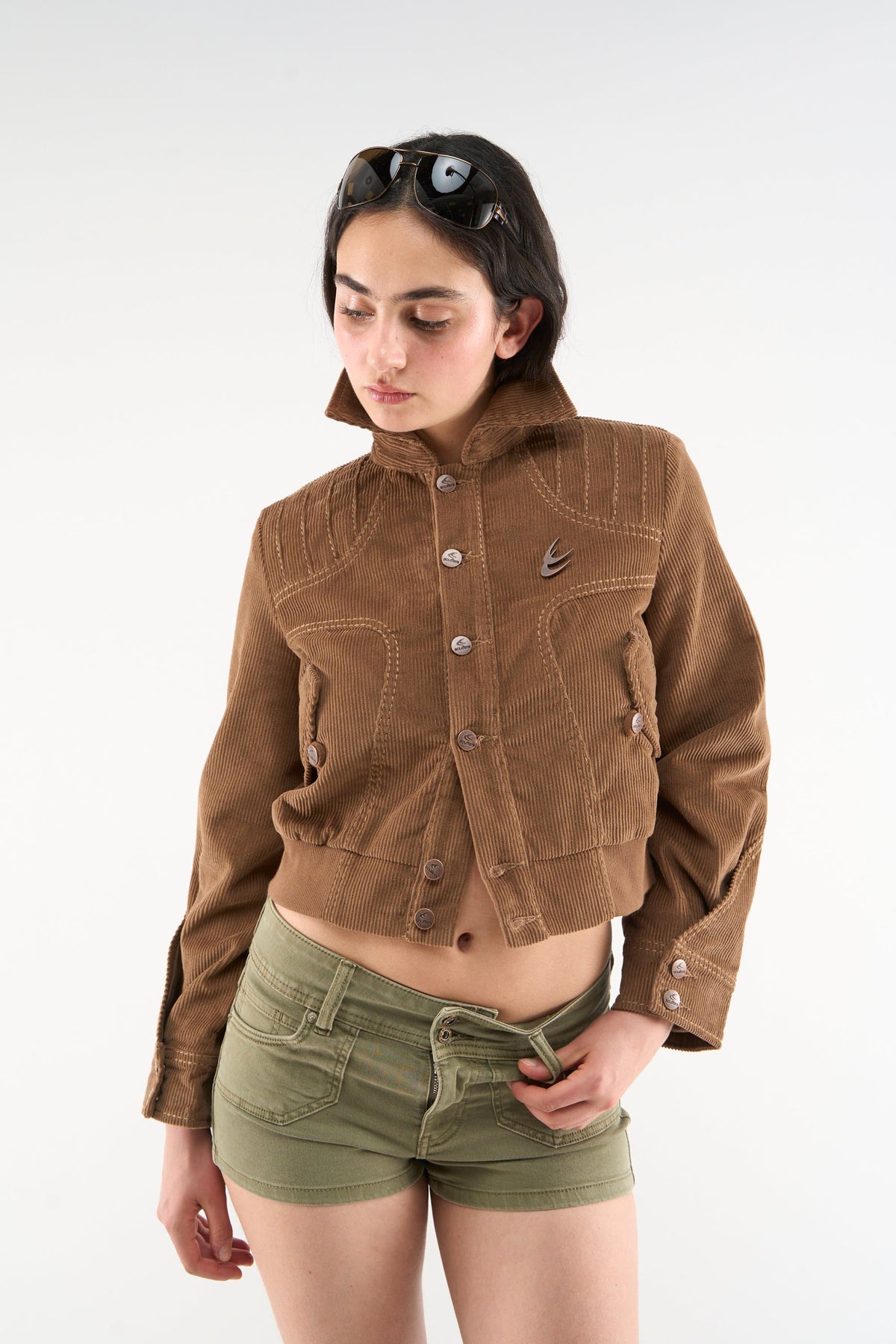 Chaqueta marrón galleta
