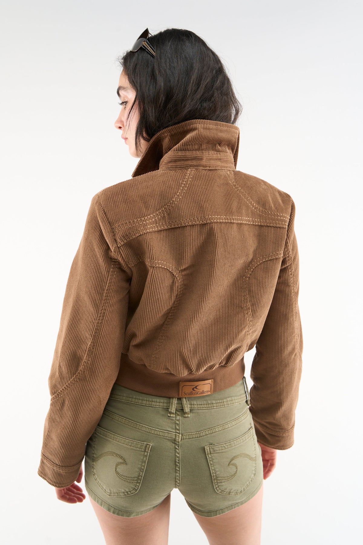 Chaqueta marrón galleta
