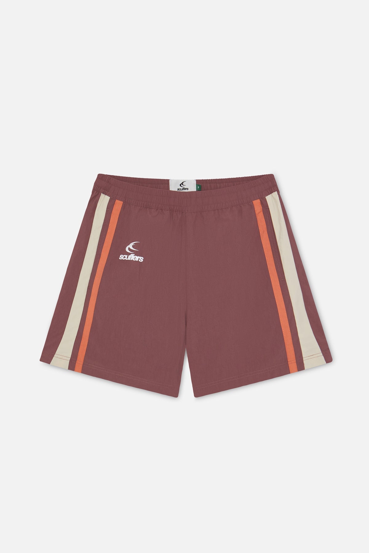 Pantalones cortos tech color borgoña